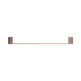 Nero Bianca Single Towel Rail 600Mm - Brushed Bronze