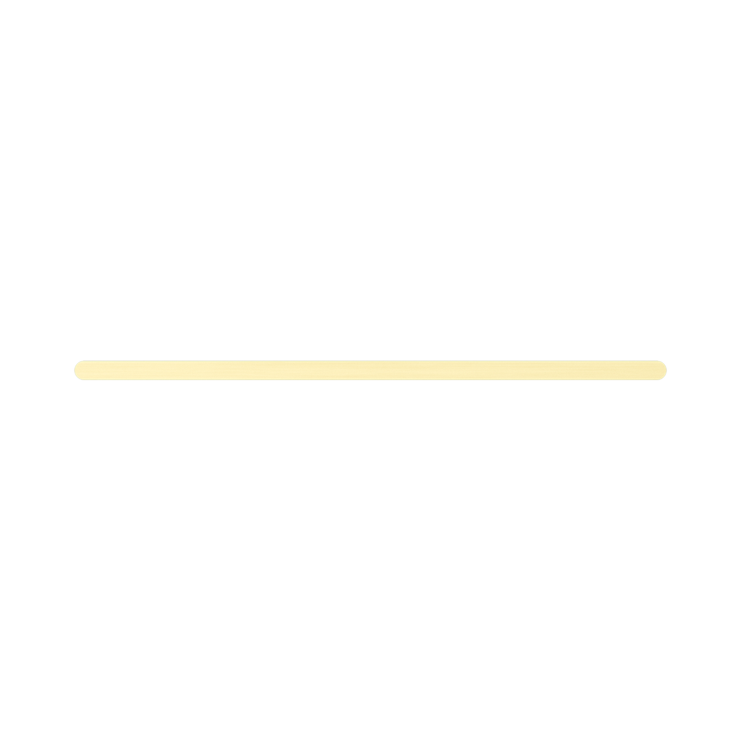 Nero Bianca Double Towel Rail 800Mm - Brushed Gold