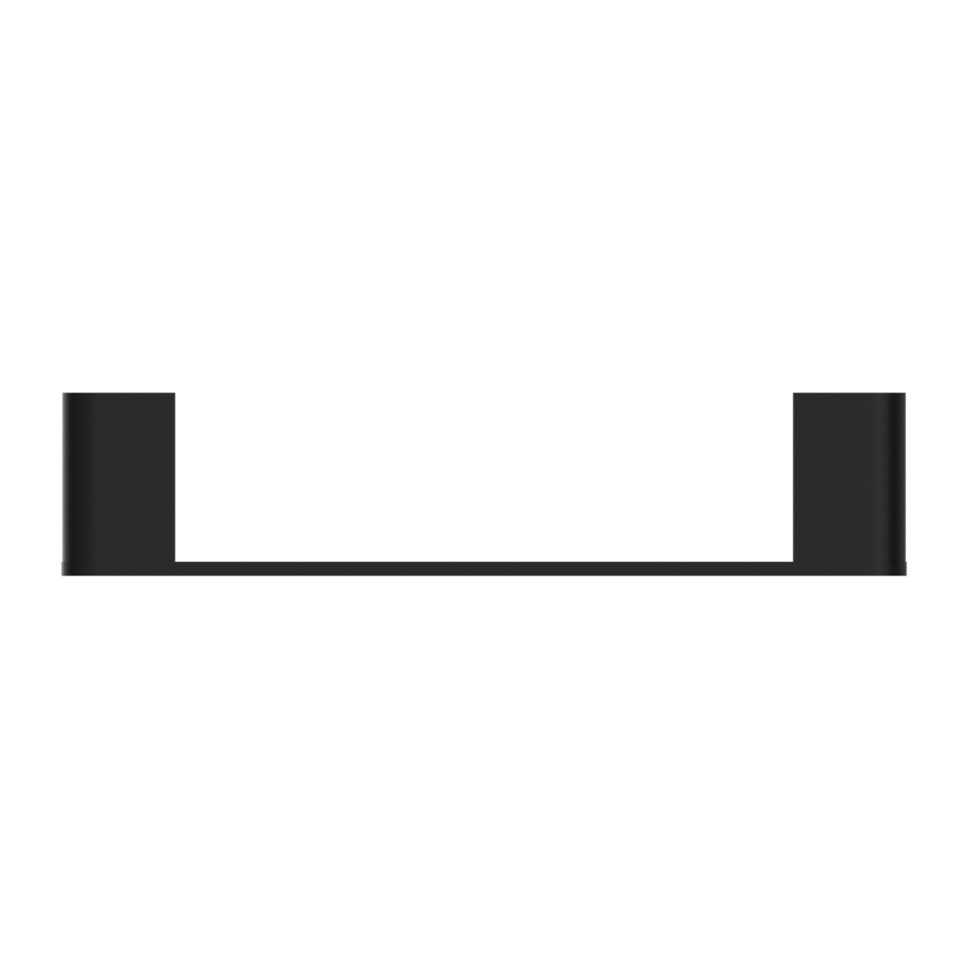 Bianca Nero  Hand Towel Rail - Matte Black