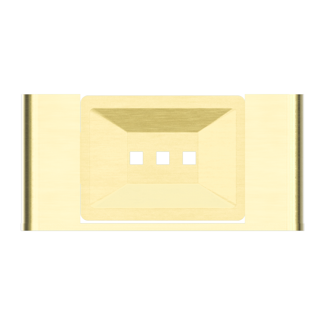 Nero Bianca Soap Dish Holder - Brushed Gold