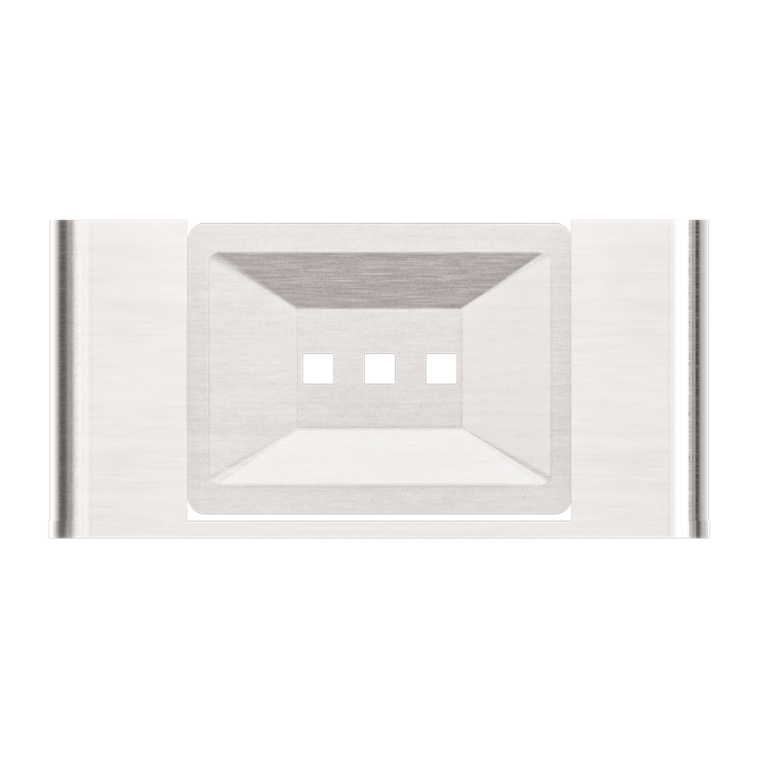 Nero Bianca Soap Dish Holder - Brushed Nickel