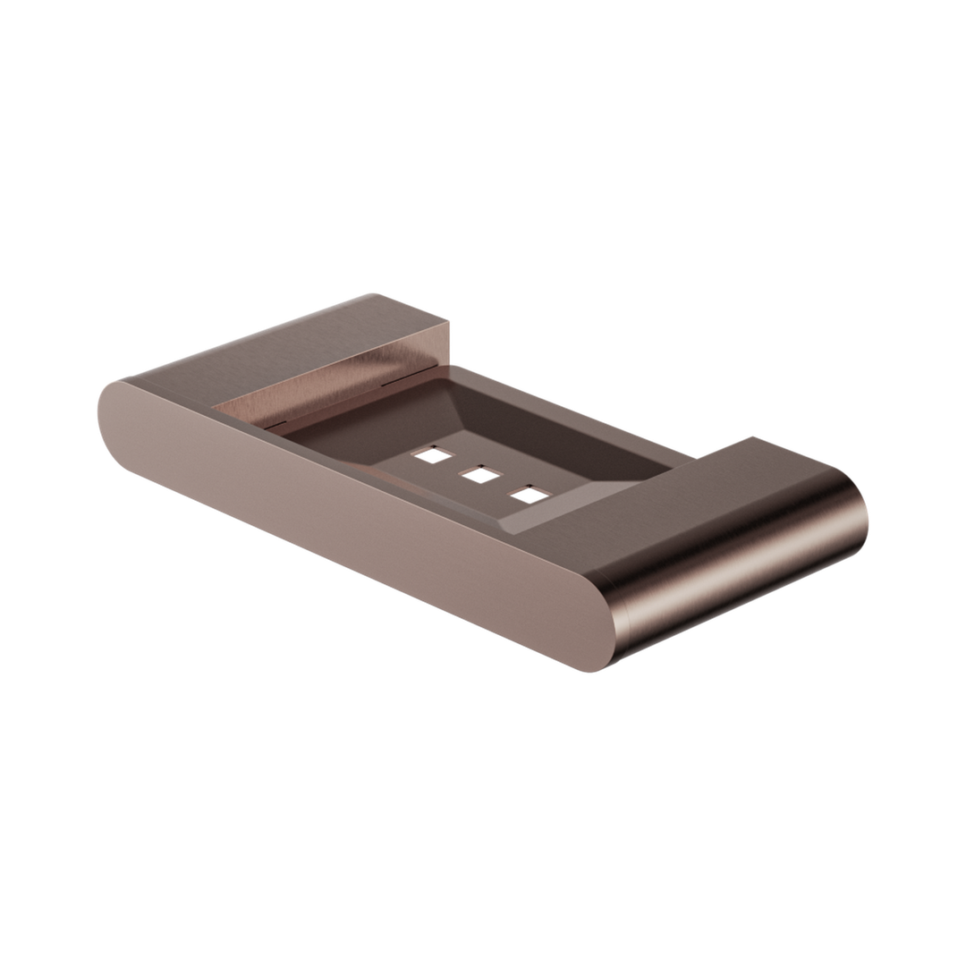 Nero Bianca Soap Dish Holder - Brushed Bronze