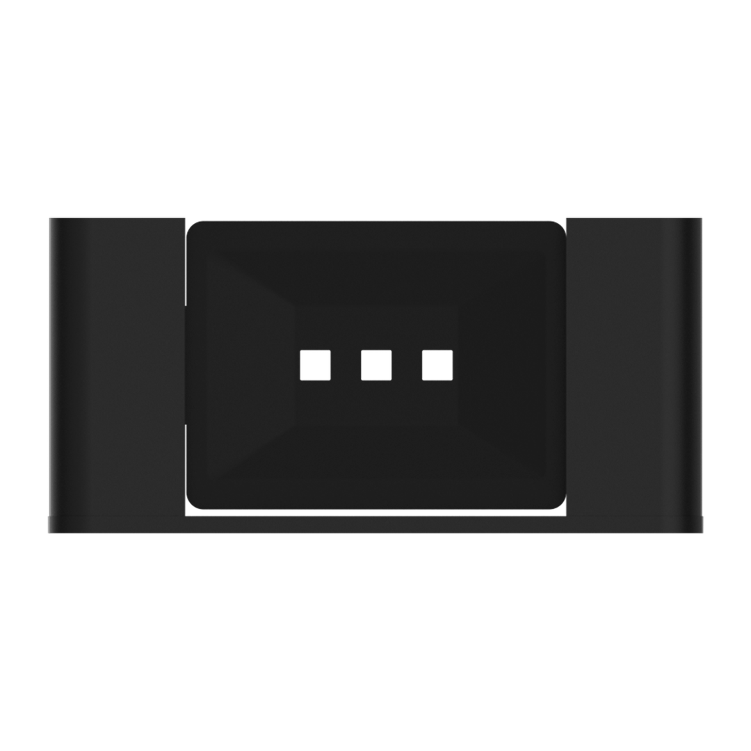 Nero Bianca Soap Dish Holder - Matte Black