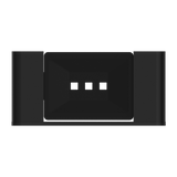 Nero Bianca Soap Dish Holder - Matte Black