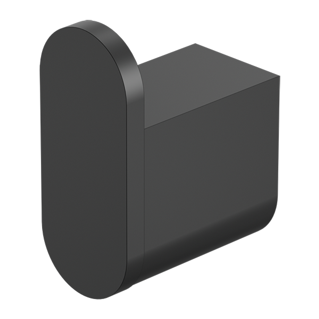 Nero Bianca Robe Hook - Matt Black