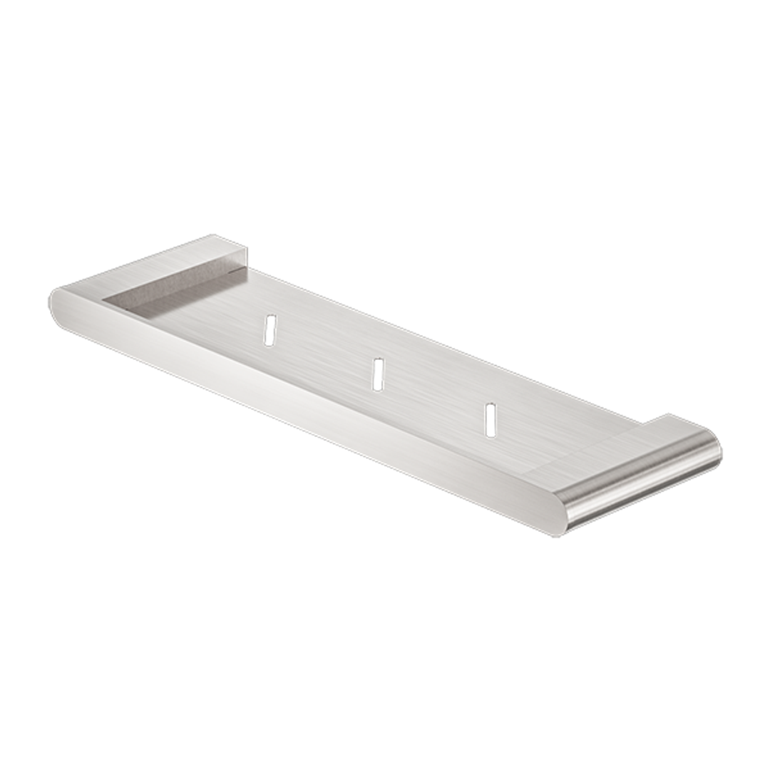 Bianca Nero Shower Shelf - Brushed Nickel