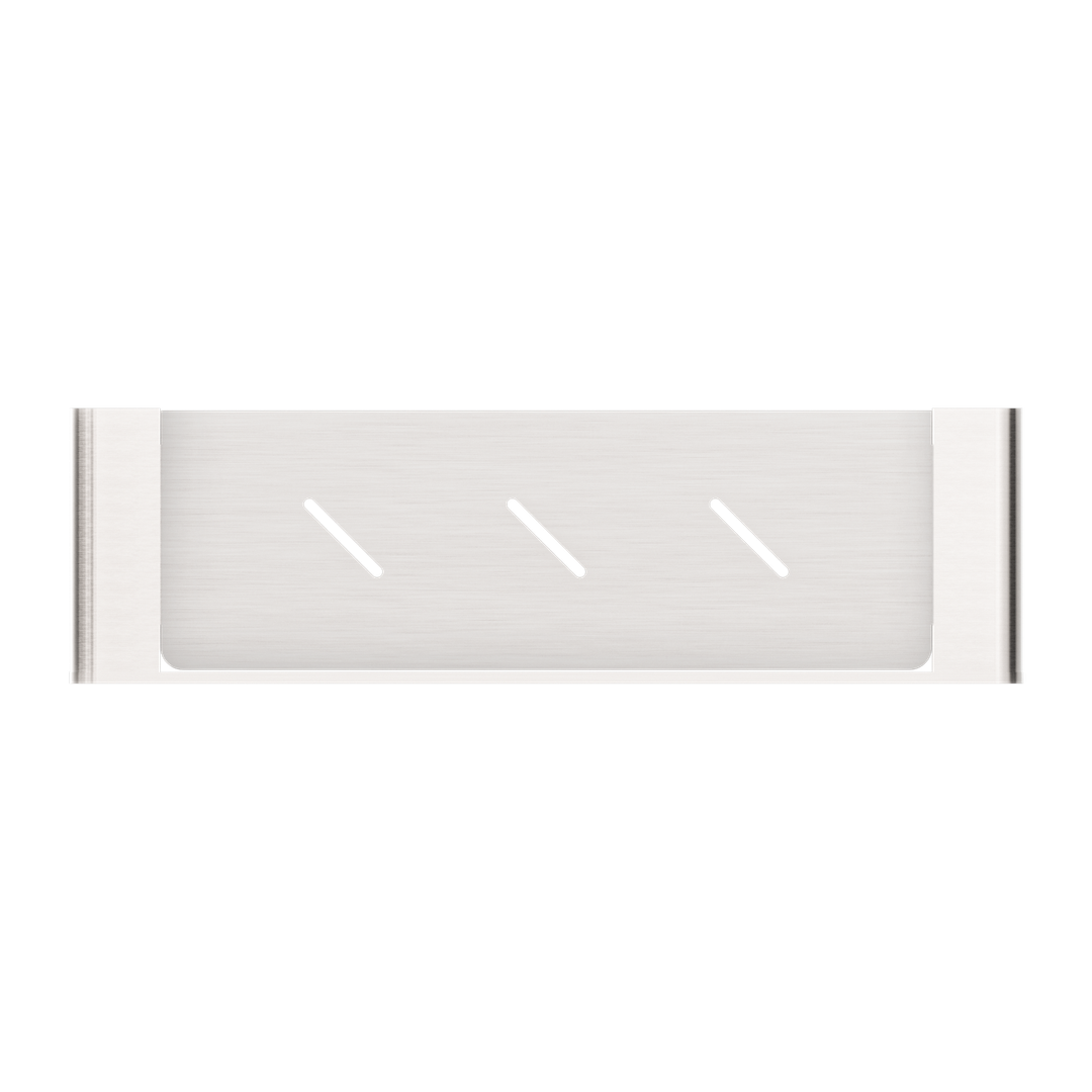 Bianca Nero Shower Shelf - Brushed Nickel