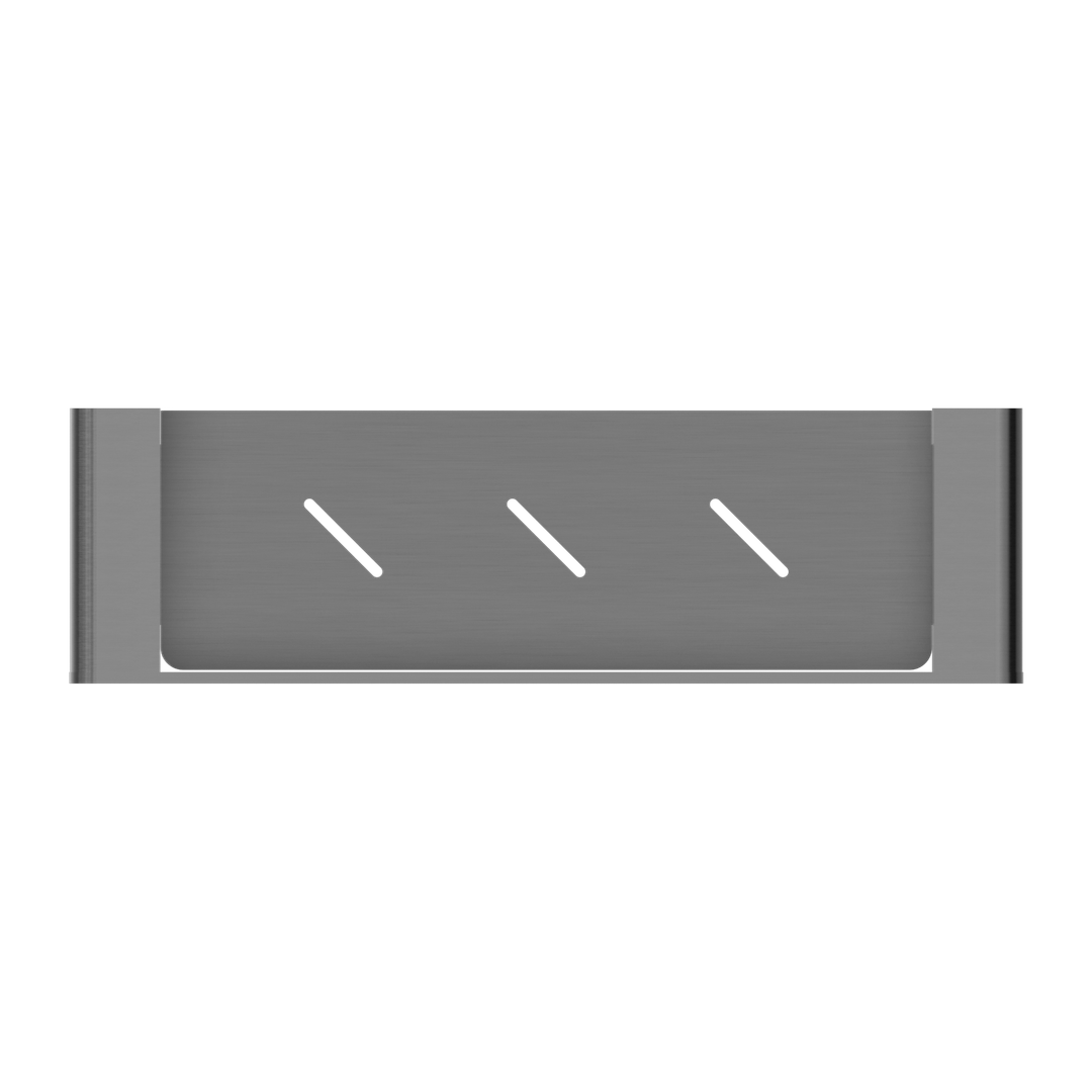 Bianca Nero Shower Shelf - Gun Metal