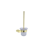 Nero Bianca Toilet Brush Holder - Brushed Gold