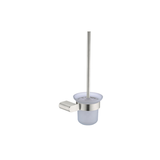 Nero Bianca Toilet Brush Holder - Brushed Nickel