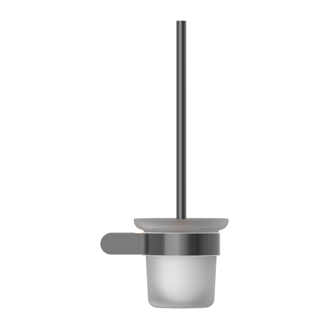 Nero Bianca Toilet Brush Holder - Gunmetal Grey