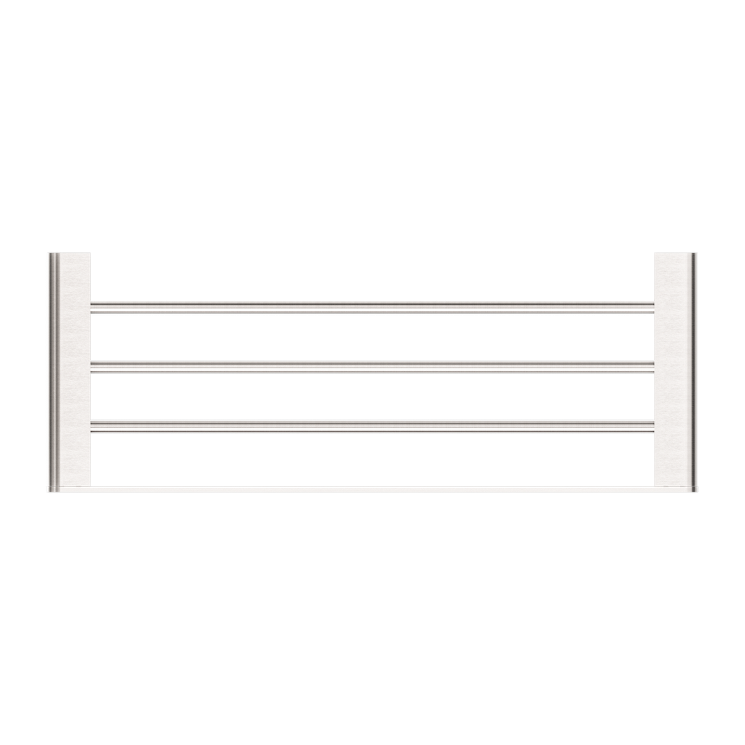 Nero Bianca Towel Rack - Brushed Nickel