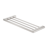 Nero Bianca Towel Rack - Brushed Nickel