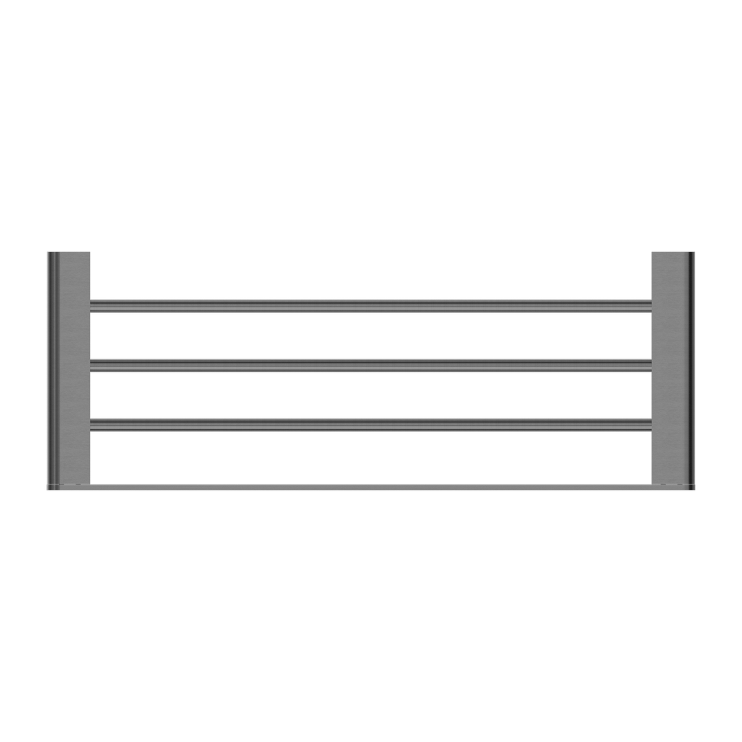 Nero Bianca Towel Rack - Gunmetal