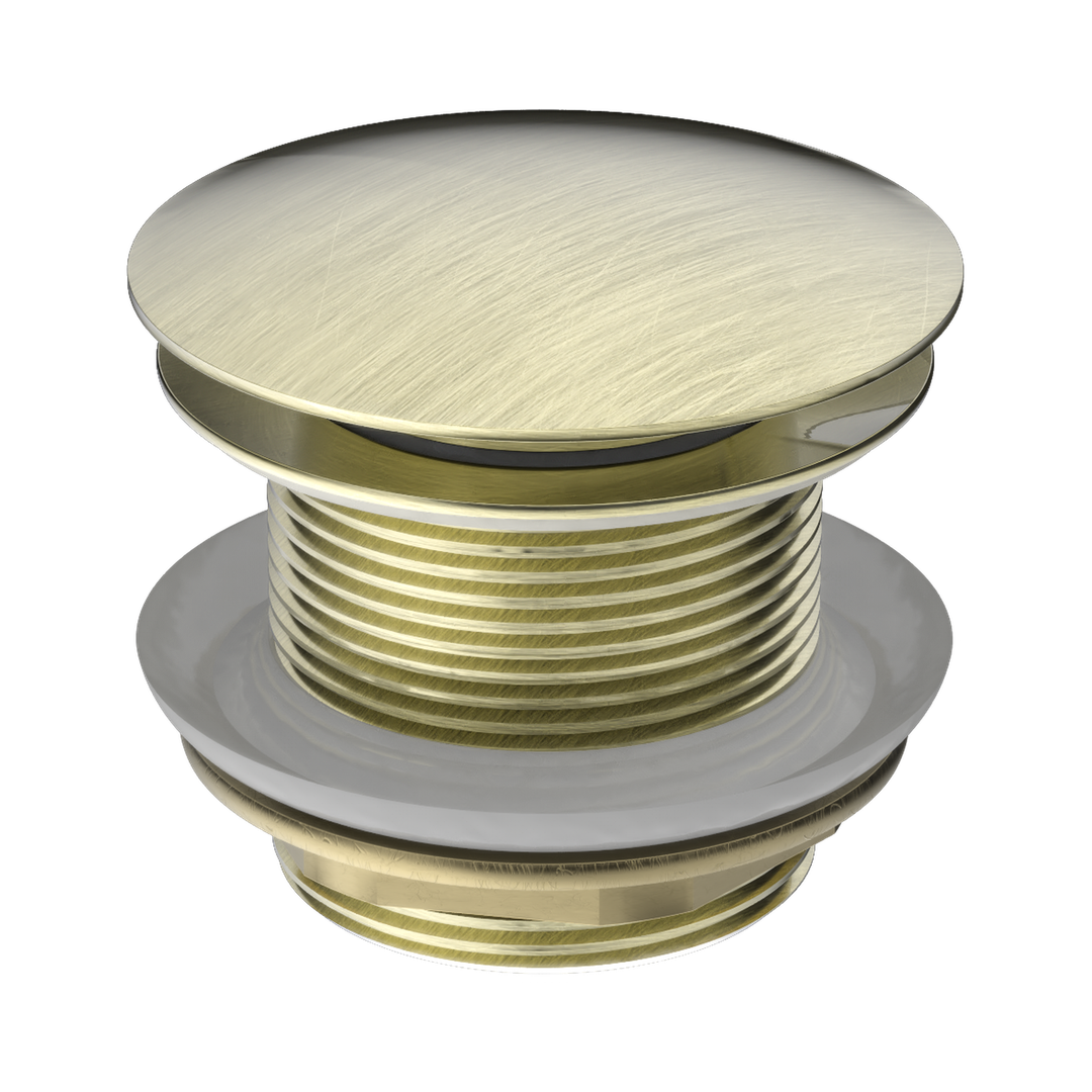 Nero 40Mm Bath PopUp Plug With Removable Waste No Overflow - Aged Brass