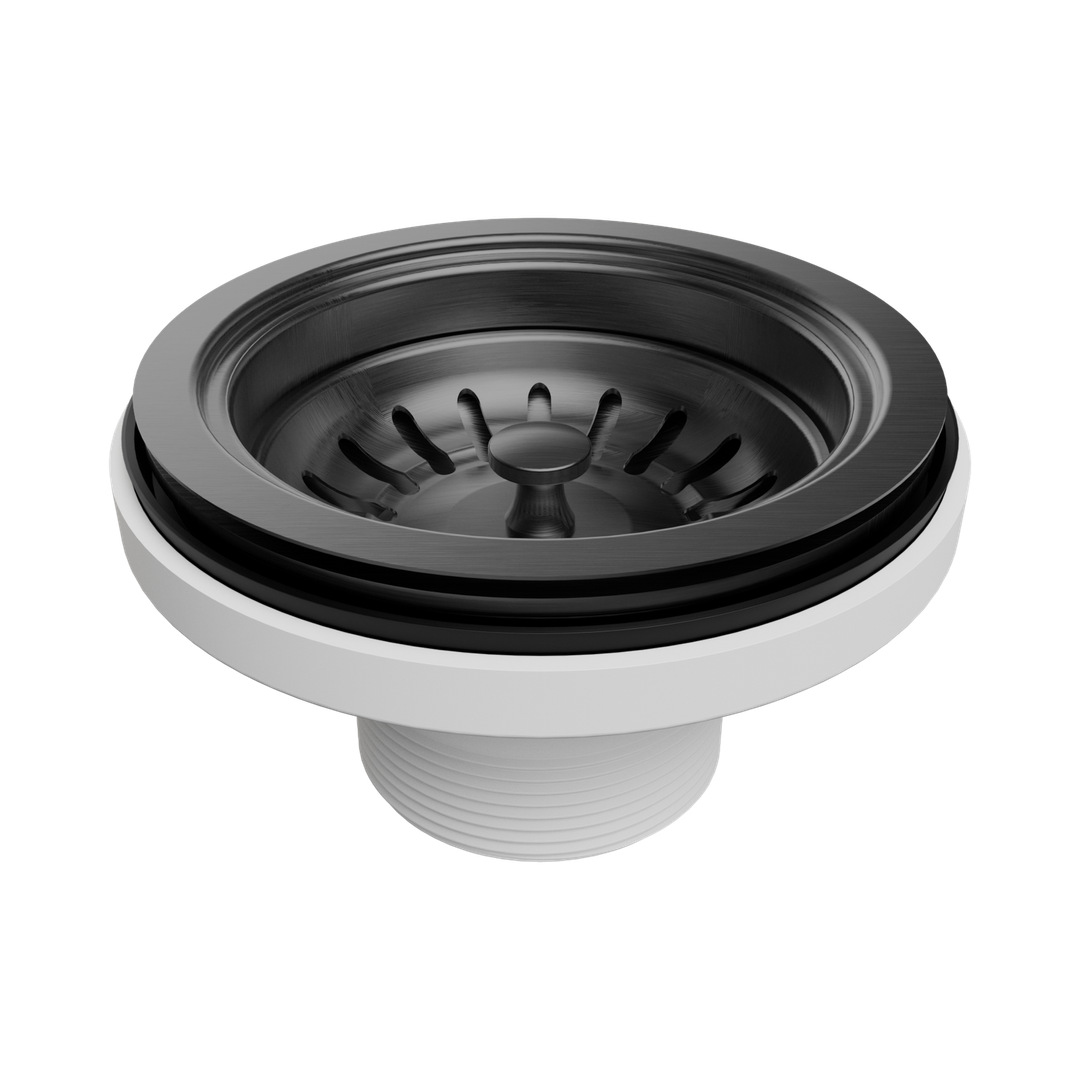 Nero Kitchen Sink Basket Waste - Gunmetal