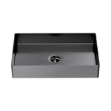 Nero Opal Rectangle Stainless Steel Basin - Graphite