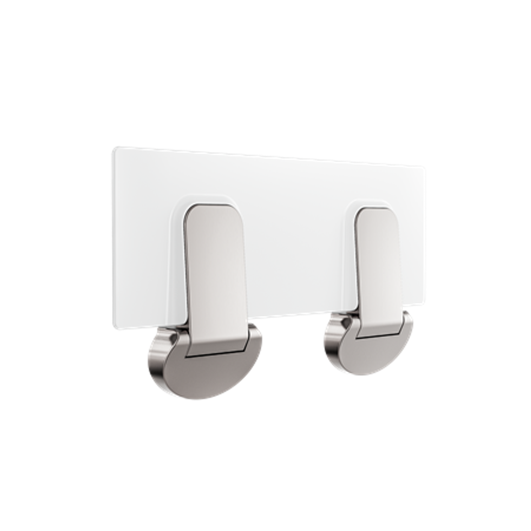 Nero Mecca Care Shower Seat 960X330mm - Brushed Nickel