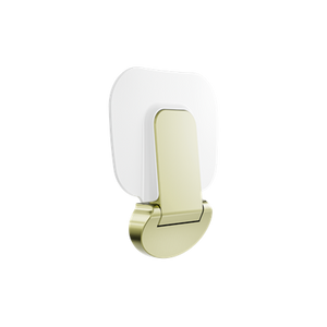 Nero Mecca Care Shower Seat 400X330mm - Brushed Gold