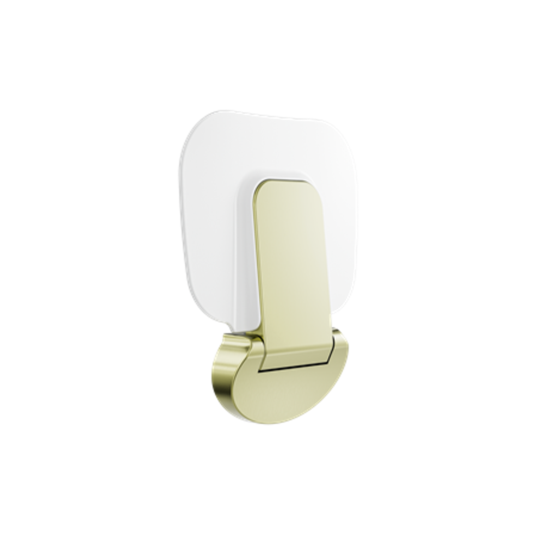 Nero Mecca Care Shower Seat 400X330mm - Brushed Gold