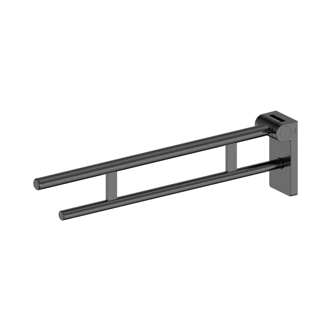 Nero Mecca Care Foldable Toilet Support Arm - Gunmetal