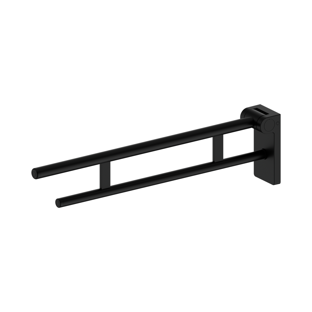 Nero Mecca Care Foldable Toilet Support Arm - Matte Black