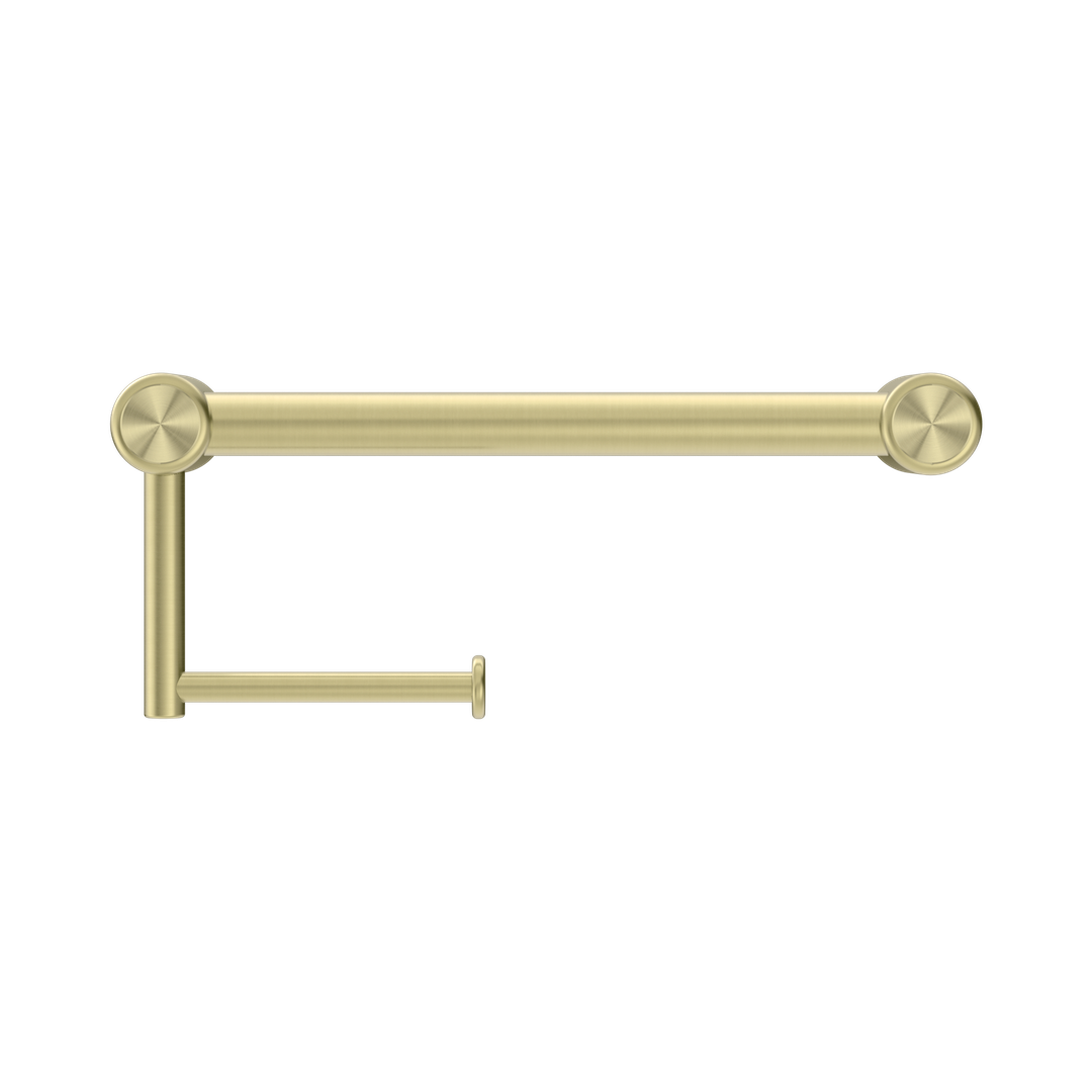 Mecca Care 25mm Nero Toilet Roll Rail 300mm - Brushed Gold
