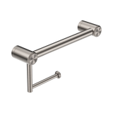 Mecca Care 25mm Nero Toilet Roll Rail 300mm - Brushed Nickel