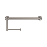 Mecca Care 25mm Nero Toilet Roll Rail 300mm - Brushed Nickel