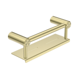 Mecca Care 25mm Nero Grab Rail With Shelf 300mm - Brushed Gold