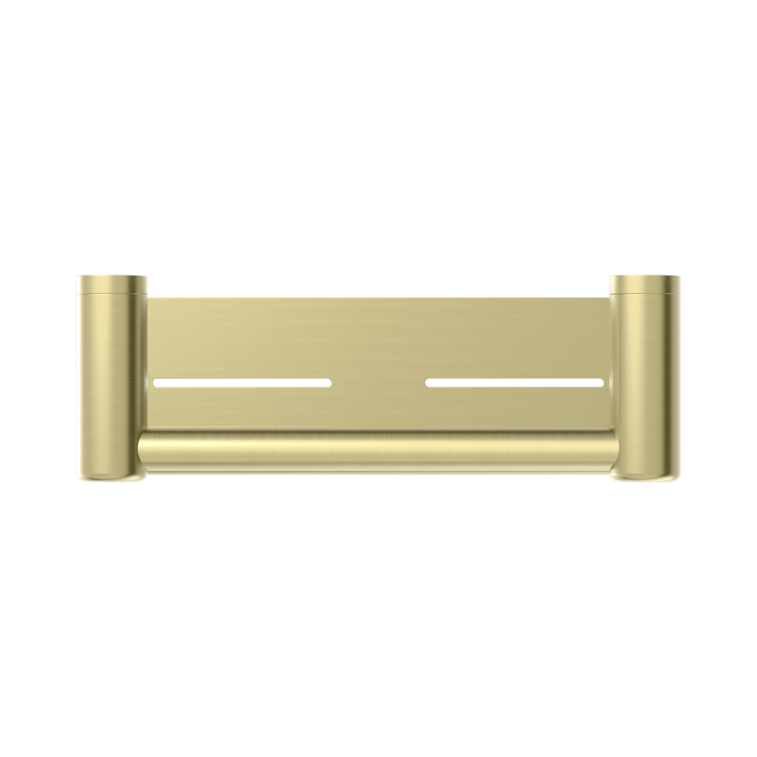 Mecca Care 25mm Nero Grab Rail With Shelf 300mm - Brushed Gold