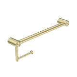 Nero Mecca Care 25mm Toilet Roll Rail 450mm - Brushed Gold