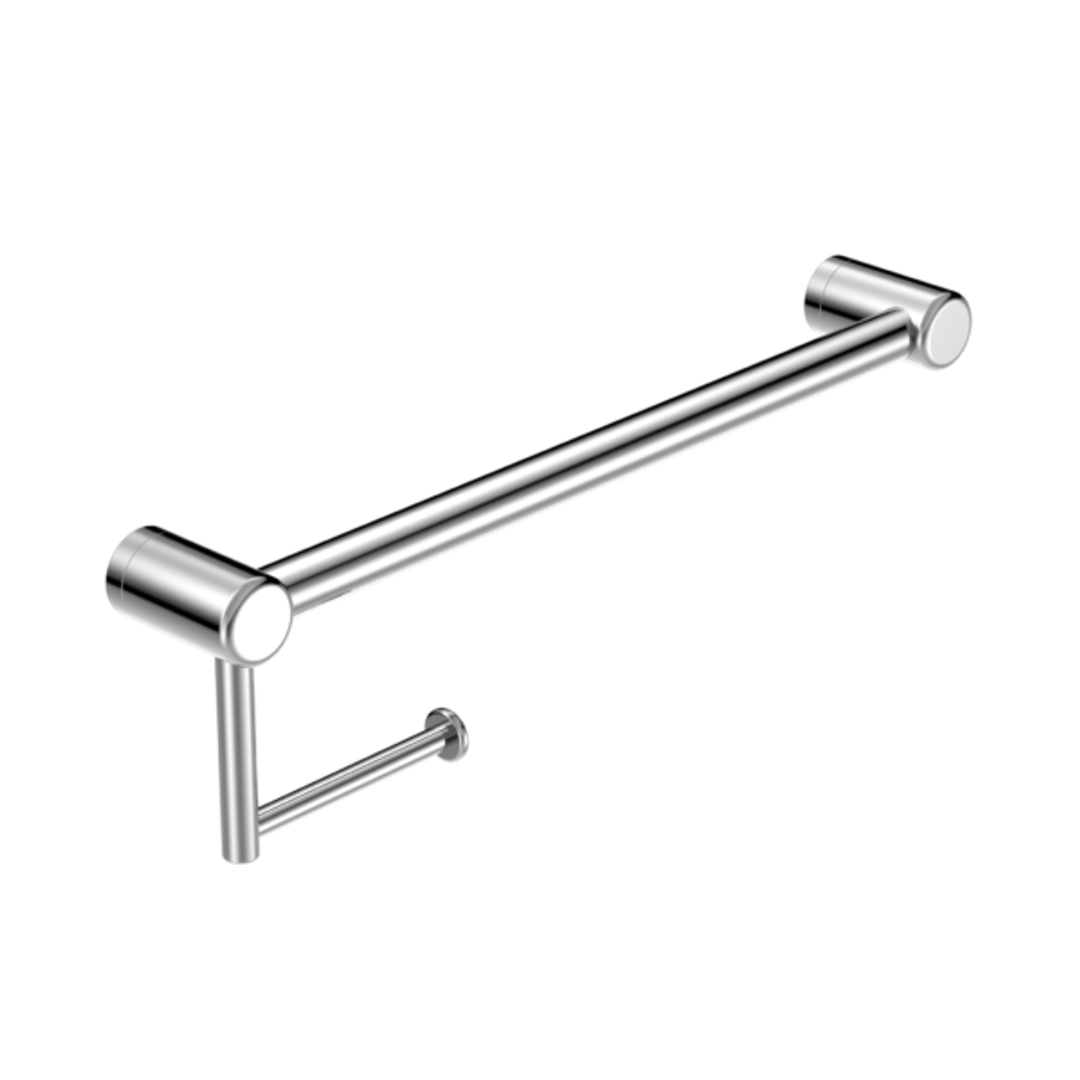 Nero Mecca Care 25mm Toilet Roll Rail 450mm - Chrome