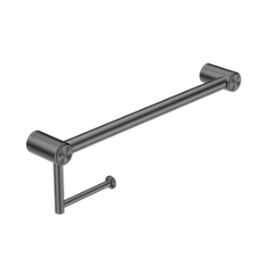 Nero Mecca Care 25mm Toilet Roll Rail 450mm - Gunmetal