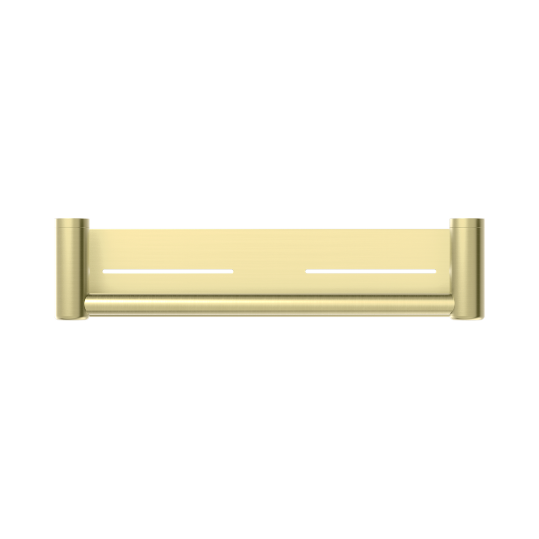 Mecca Care 25mm Nero Grab Rail With Shelf 450mm - Brushed Gold
