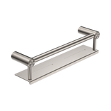 Mecca Care 25mm Nero Grab Rail With Shelf 450mm - Brushed Nickel