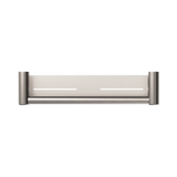 Mecca Care 25mm Nero Grab Rail With Shelf 450mm - Brushed Nickel