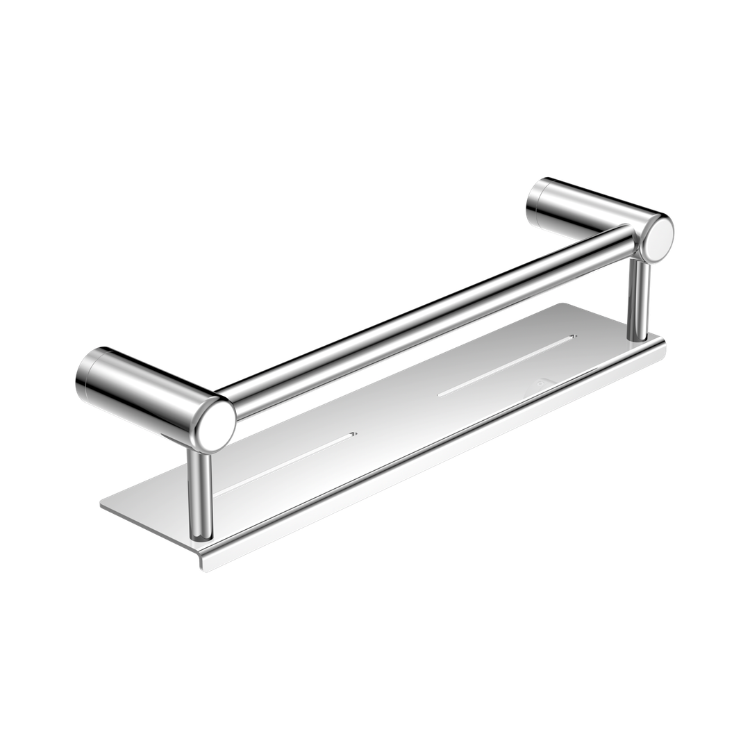 Mecca Care 25mm Nero Grab Rail With Shelf 450mm - Chrome