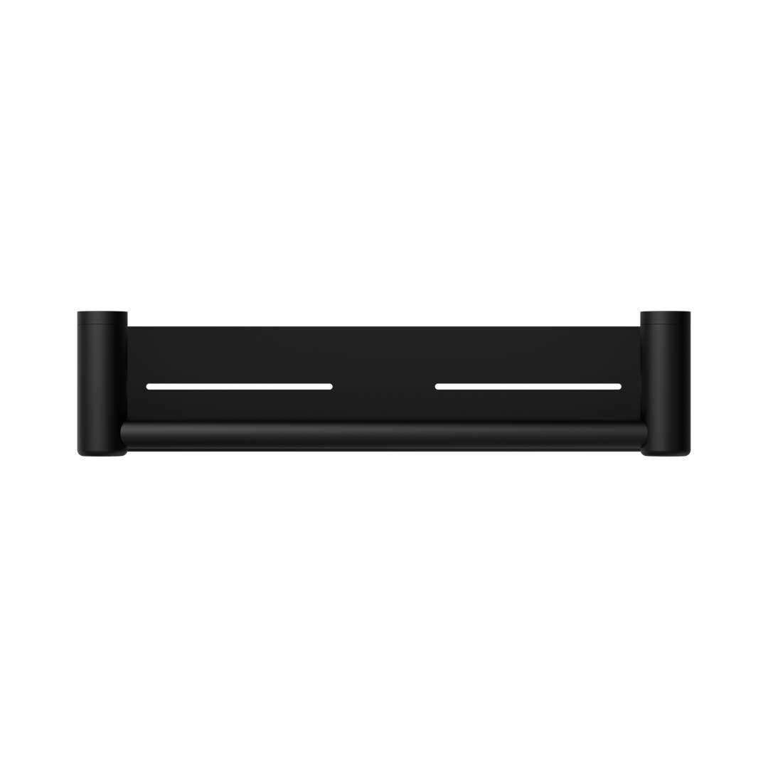 Mecca Care 25mm Nero Grab Rail With Shelf 450mm - Matte Black