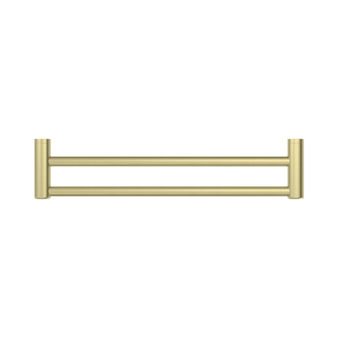 Mecca Care 25mm Double Nero Towel Grab Rail 600mm - Brushed Gold
