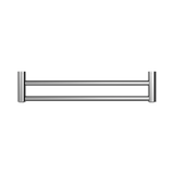 Mecca Care 25mm Double Nero Towel Grab Rail 600mm - Chrome
