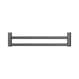 Mecca Care 25mm Double Nero Towel Grab Rail 600mm - Gun Metal