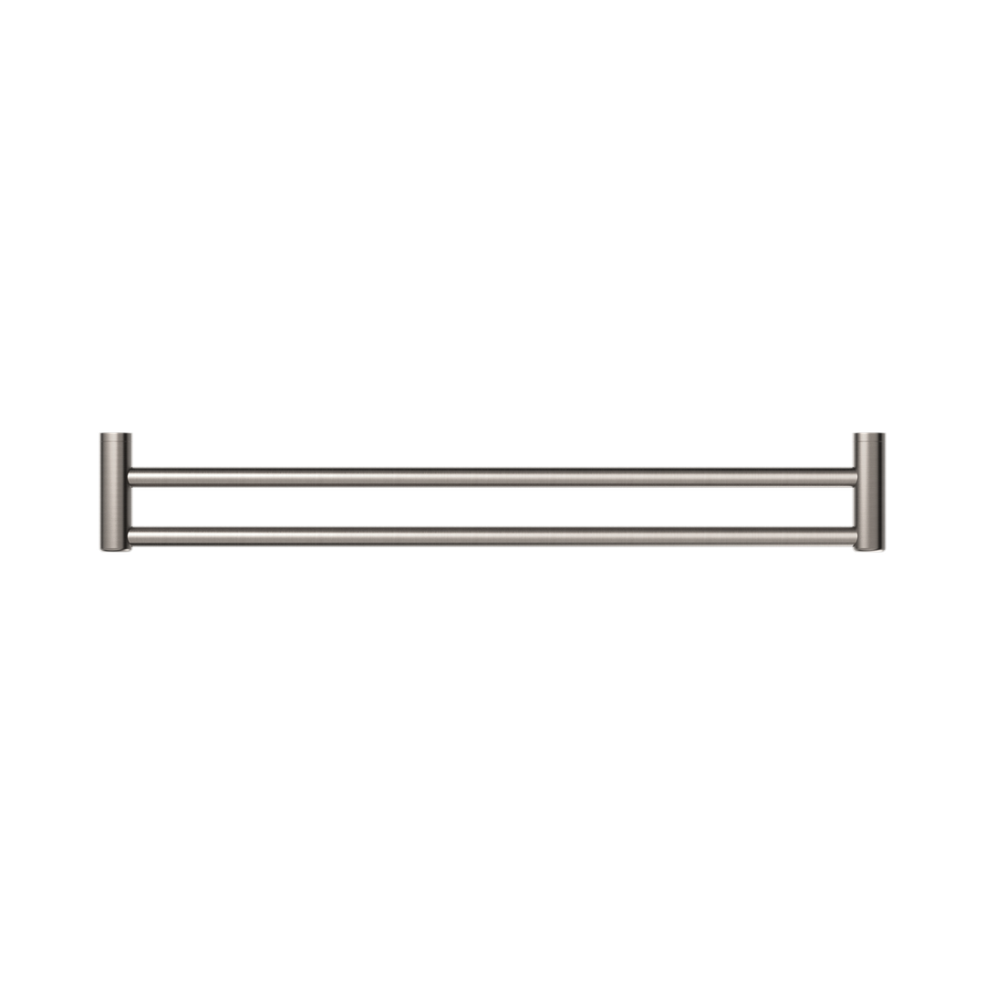 Mecca Care 25mm Double Nero Towel Grab Rail 900mm - Brushed Nickel