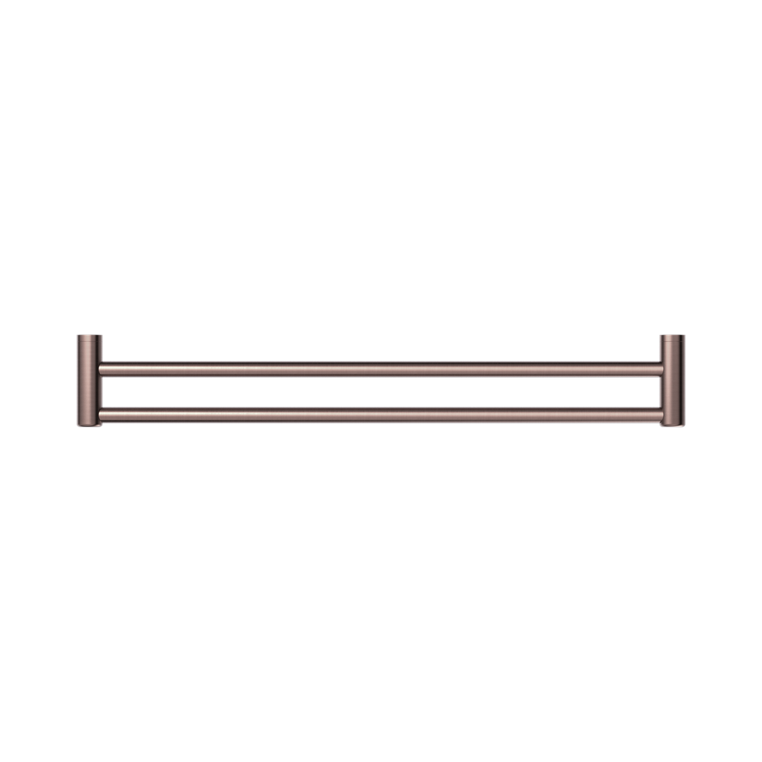 Mecca Care 25mm Double Nero Towel Grab Rail 900mm - Brushed Bronze
