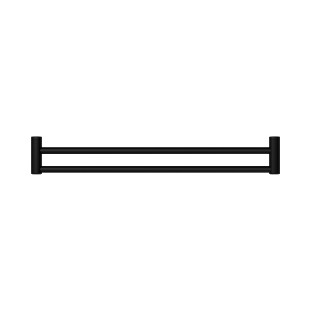 Mecca Care 25mm Double Nero Towel Grab Rail 900mm - Matte Black