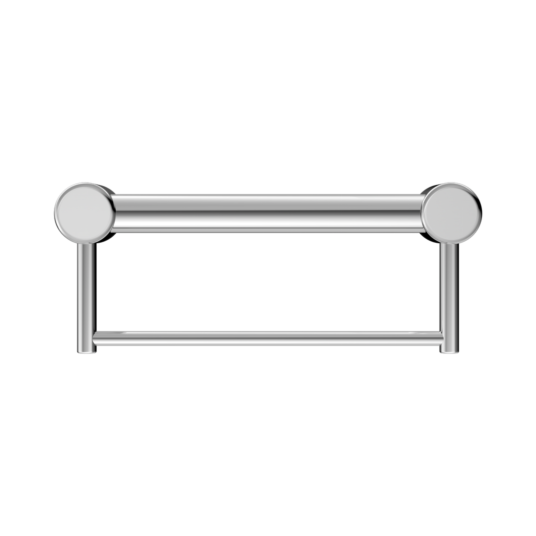 Mecca Care 32mm Grab Rail With Nero Towel Holder 300mm - Chrome