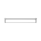 Mecca Care 32mm Grab Rail With Nero Towel Holder 900mm - Chrome