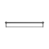 Mecca Care 32mm Grab Rail With Nero Towel Holder 900mm - Gun Metal