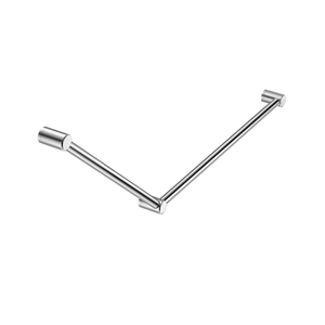 Nero Mecca Care 32mm Dda Grab Rail Set 45 Degree 750X900mm - Chrome