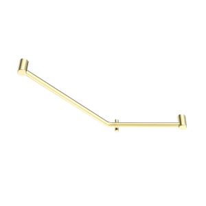 Nero Mecca Care 32mm Ambulant 45 Degree Bent Tube Grab Rail 450X650mm - Brushed Gold